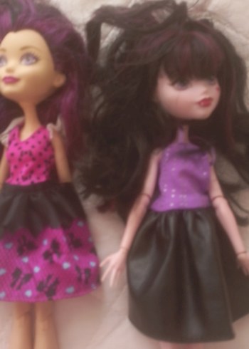 Monster High Koyu Mor Renkli İki Bebek