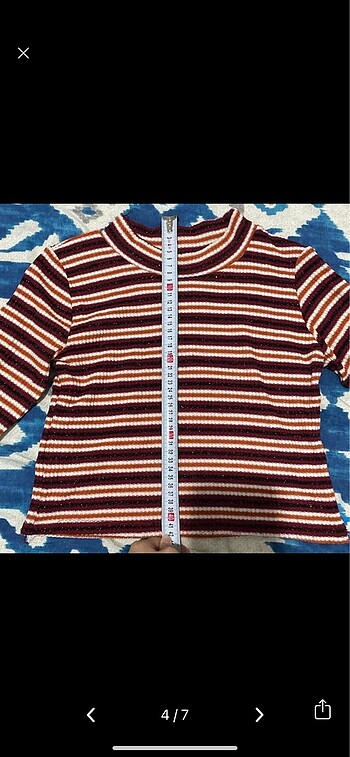 s Beden bordo Renk Crop bluz
