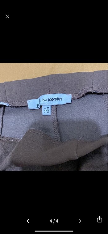 s Beden kahverengi Renk Kumaş pantolon