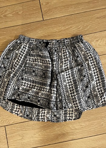 Bohem Midi Hamile Etek Siyah Desenli - Görsel 2