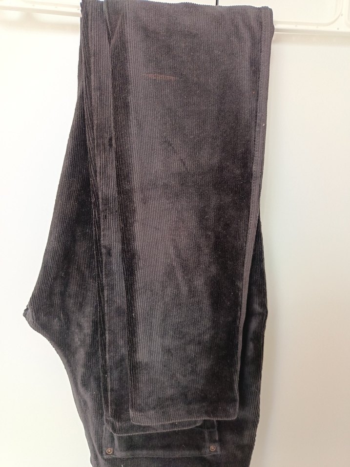 Siyah kadife tayt - Görsel 3