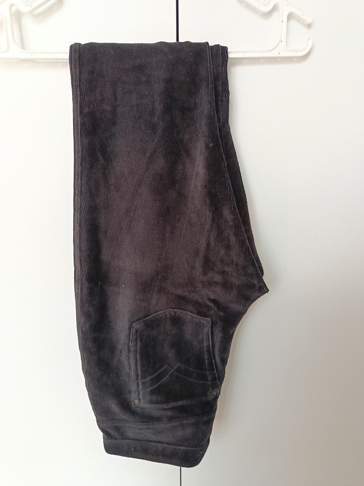 Siyah kadife tayt - Görsel 2