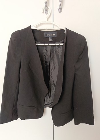 Forever21 Siyah Midi Blazer - Görsel 6