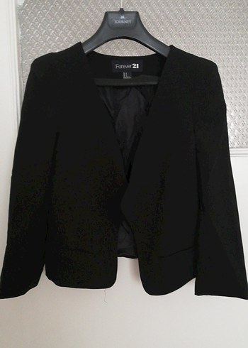 s Beden siyah Renk Forever21 Siyah Midi Blazer