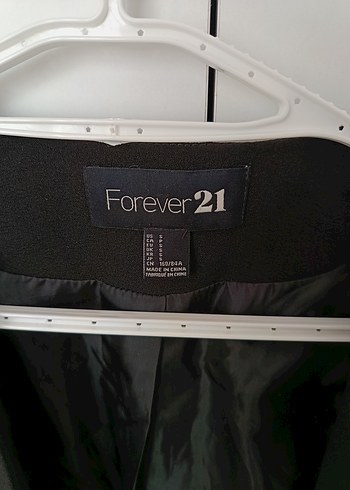 Forever21 Siyah Midi Blazer - Görsel 9