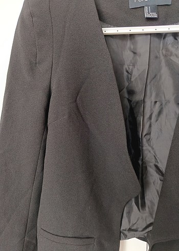Forever21 Siyah Midi Blazer - Görsel 7