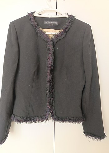 Siyah Kadın blazer Ceket - Görsel 6