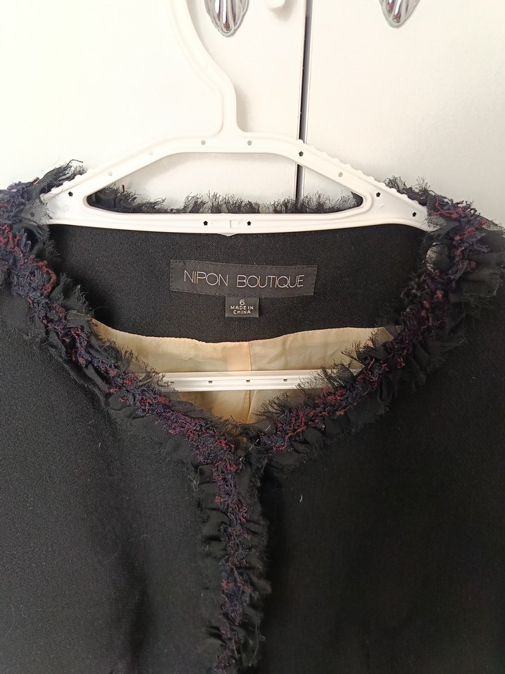 Siyah Kadın blazer Ceket - Görsel 4