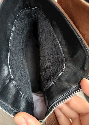 Kahverengi Süet Yüksek Topuklu Kadın Bot - Görsel 8