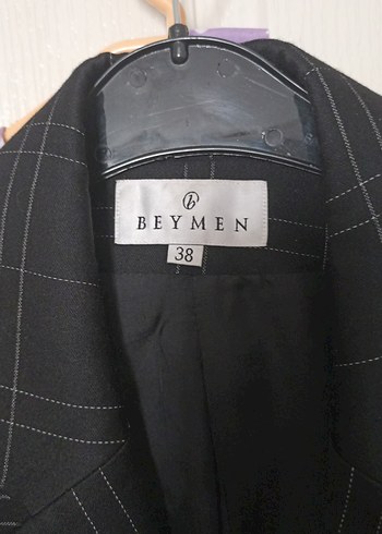 Beymen Kadin Gri Dugmeli Midi Blazer