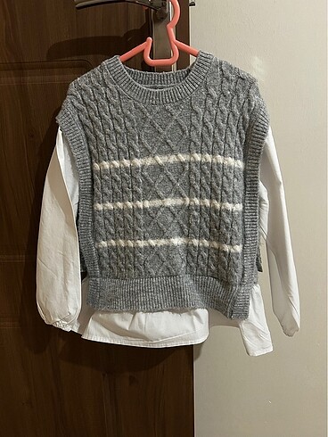 ZARA GRİ KAZAK