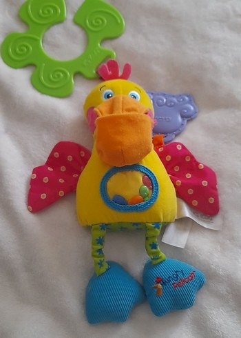 Renkli Diş Kaşıyıcı ve Çıngırak Oyuncak