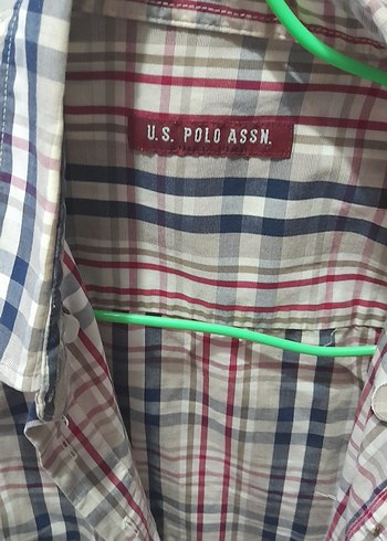 U.S Polo Assn. Kadın Gri Pamuklu Uzun Kollu Gömlek