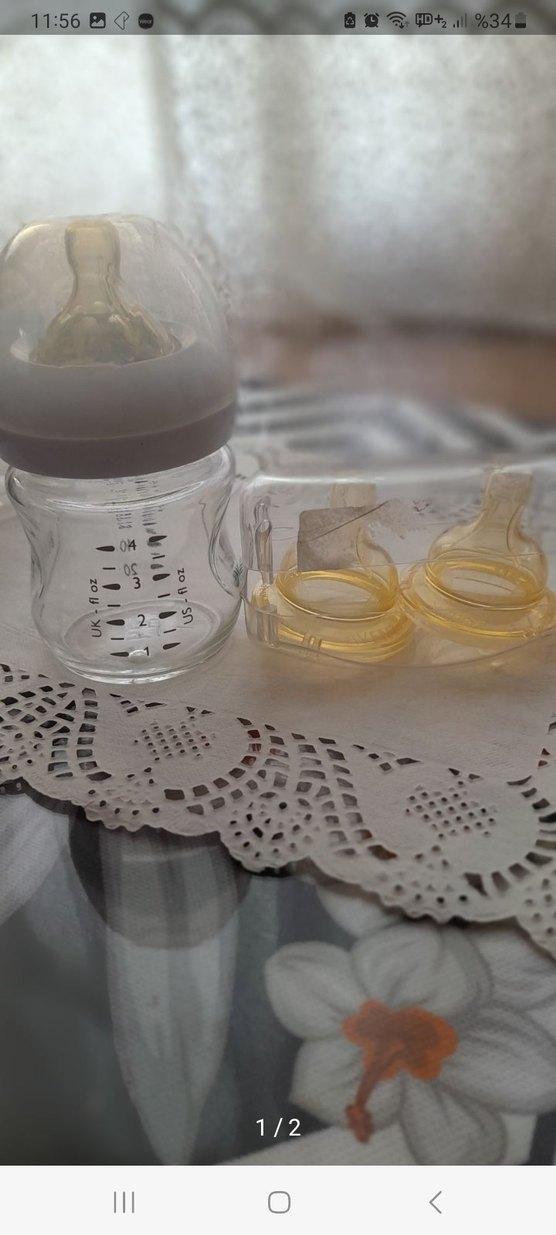 AVENT Bebek Biberonu ve Yedek Emzik Seti - Görsel 2