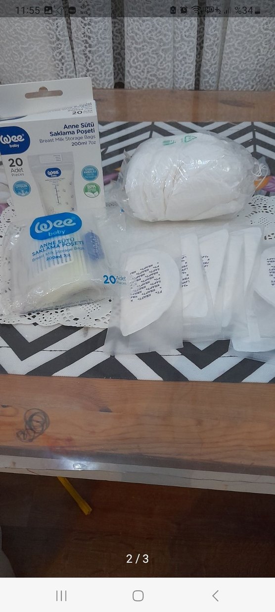 Wee Baby Anne Süt Saklama Poşeti 20 Adet 200ml - Görsel 2