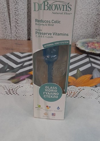 Dr. Brown's Bebek Biberonu Cam 240 ml - Görsel 2