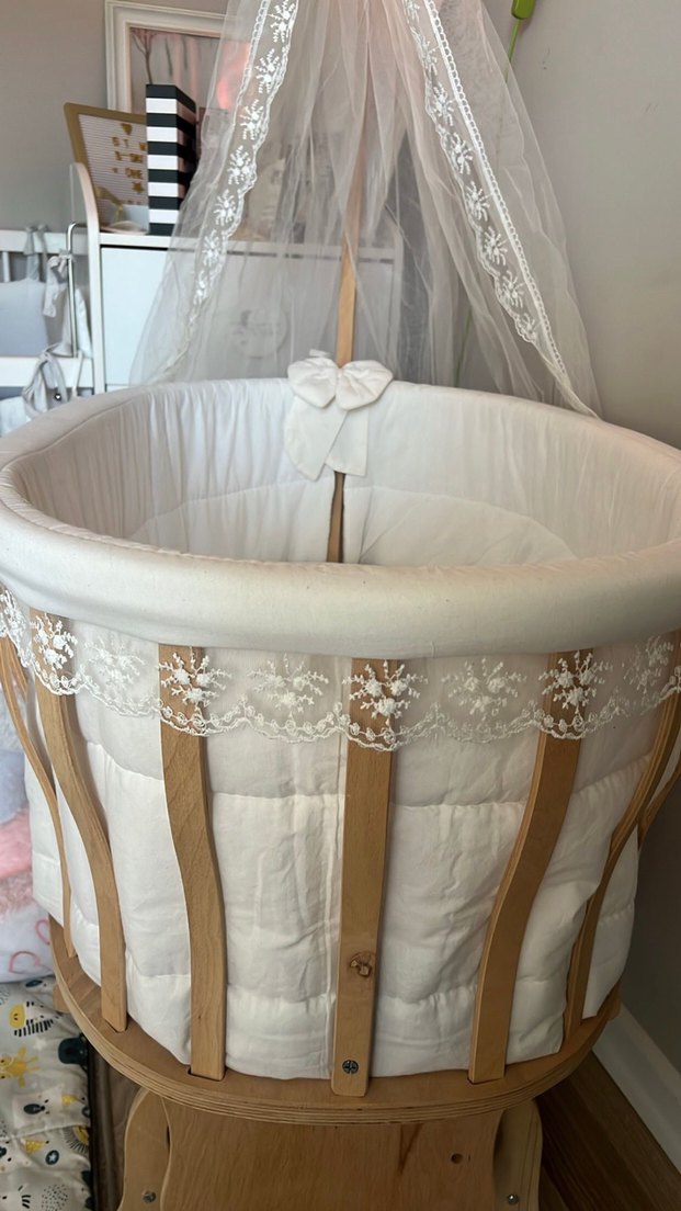 Ahşap sallanır beşik - Görsel 4