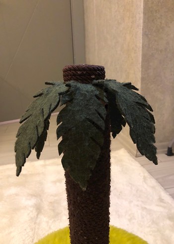 Yeşil Palmiye Tasarımlı Kedi Tırmalama Tahtası - Görsel 4