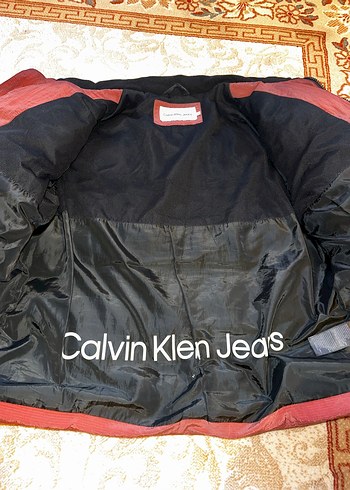 Koyu Kırmızı Fermuarlı Erkek Mont - Görsel 2