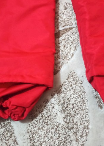 Kemerli Kırmızı Çocuk Kayak Pantolonu - Görsel 3