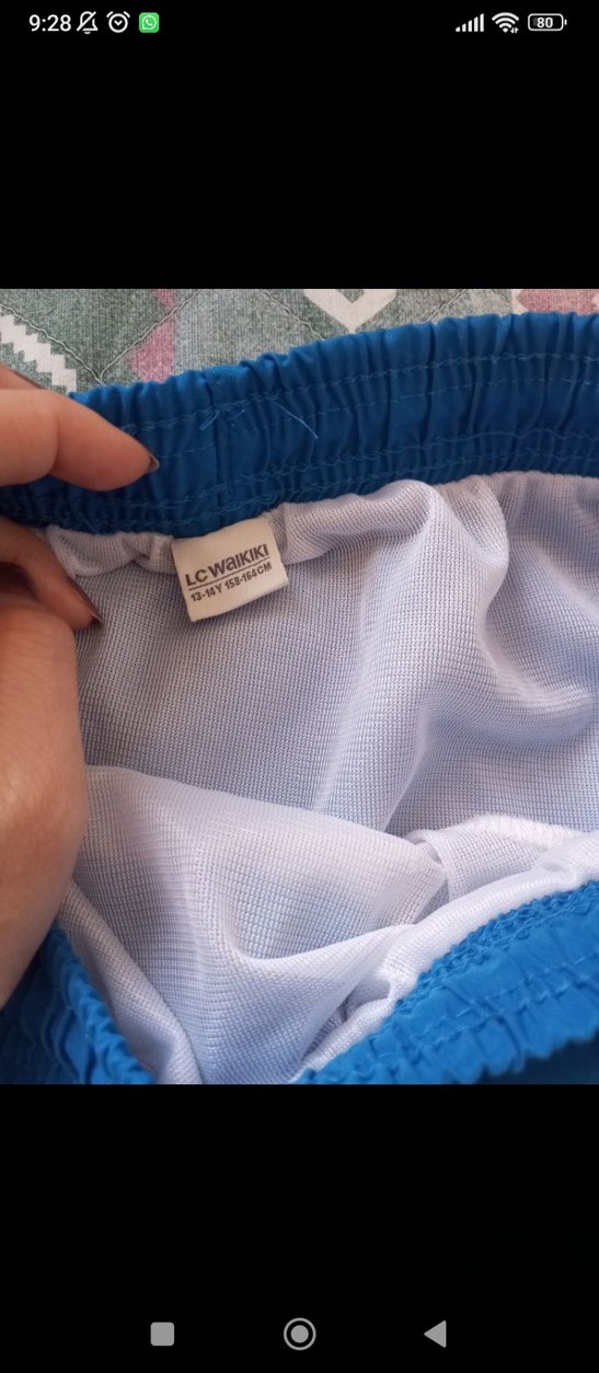 LC WAİKİKİ Mavi Erkek Çocuk Deniz Şortu - Görsel 2