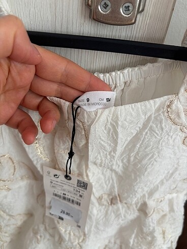 9 Yaş Beden Zara elbise
