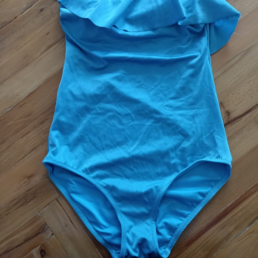 Mavi Drapeli Kadın Mayo - Görsel 2