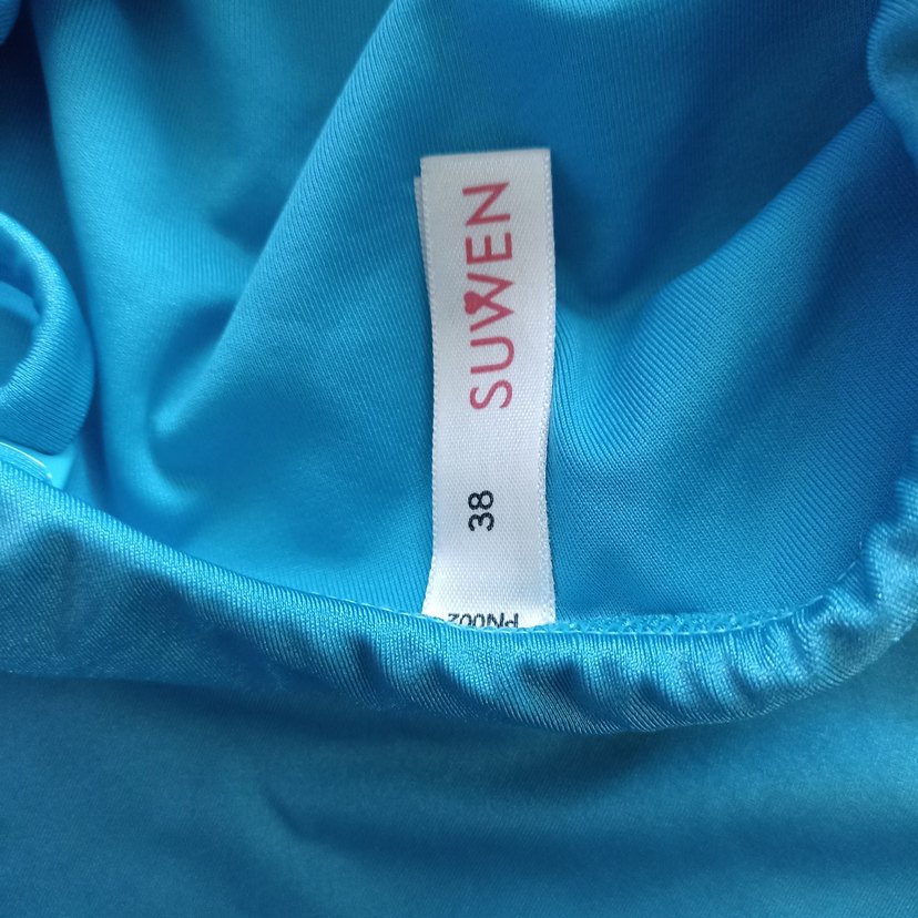 Mavi Drapeli Kadın Mayo - Görsel 4