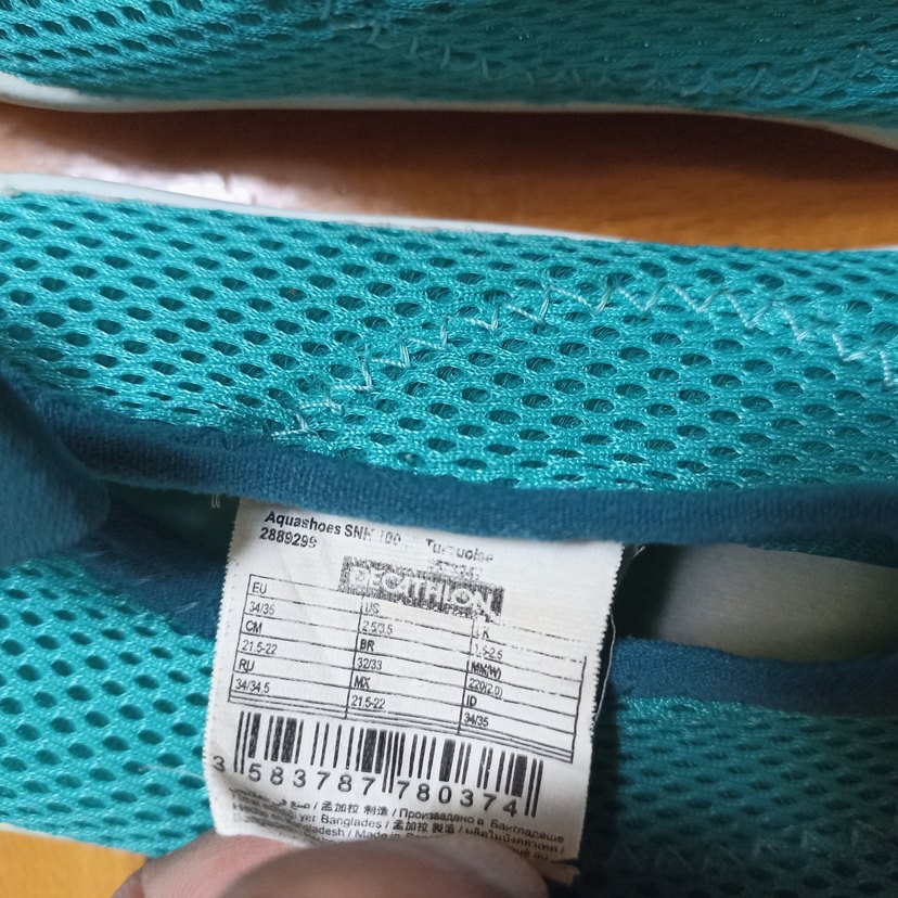 Mavi Erkek Su Ayakkabısı Velcro Bantlı - Görsel 3