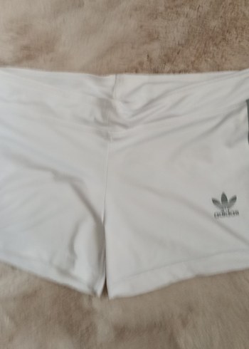 Adidas Beyaz Gri Şeritli Battaniye - Görsel 2