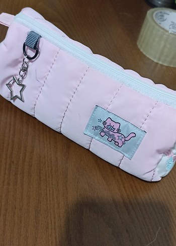 Pembe Yastıklı Kedi Aksesuar Çantası - Görsel 6