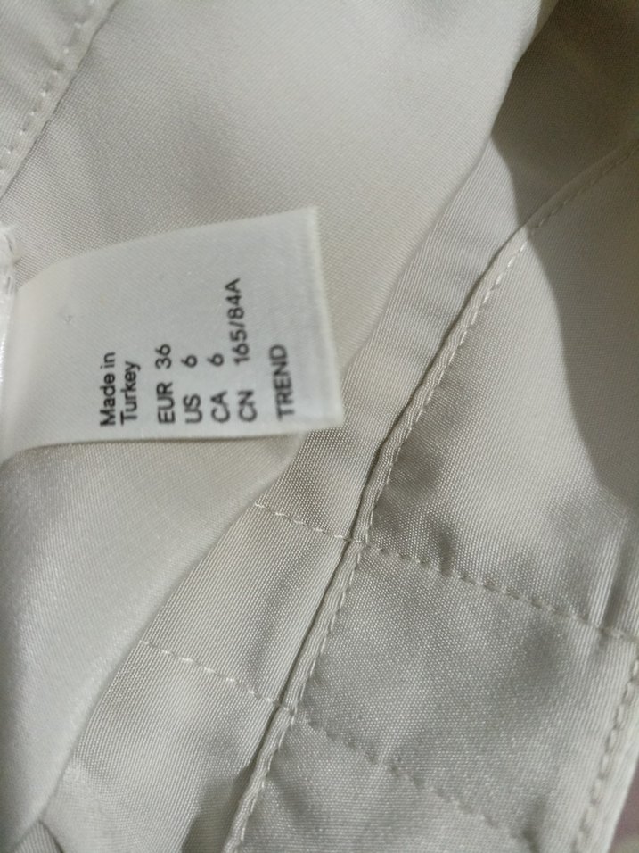 Beyaz Keten Kısa Kollu Mini Tulum - Görsel 5