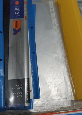 Mavi A4 Sunum Dosyası 200'li Paket - Görsel 3