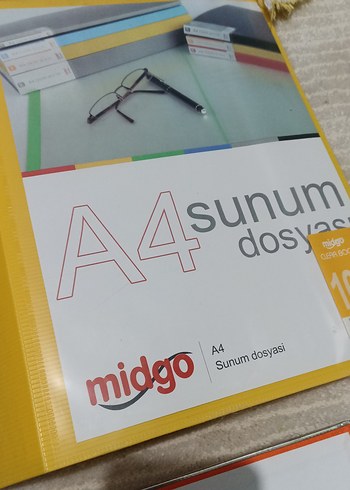 Mavi A4 Sunum Dosyası 200'li Paket - Görsel 2