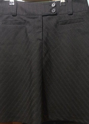 Kahverengi Midi Hamile Etek - Görsel 4