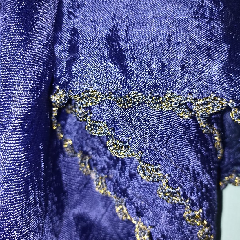 Parlak Lacivert Bohem Kadın pareo - Görsel 4