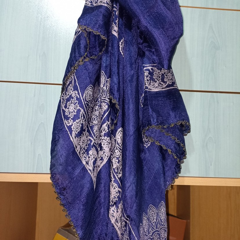 Parlak Lacivert Bohem Kadın pareo - Görsel 2