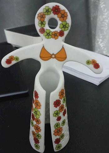 Çiçek Desenli Renkli Biblo - Görsel 3