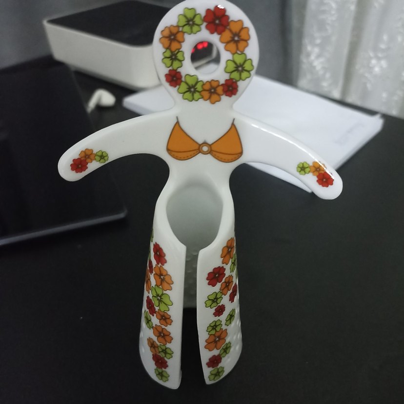 Çiçek Desenli Renkli Biblo - Görsel 4