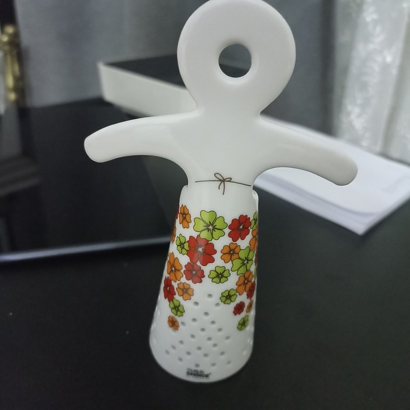 Çiçek Desenli Renkli Biblo - Görsel 2