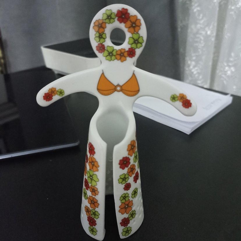 Çiçek Desenli Renkli Biblo - Görsel 3