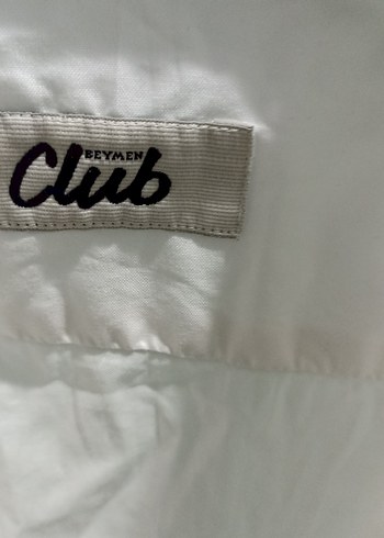 Erkek Beyaz Keten Gömlek - Görsel 3