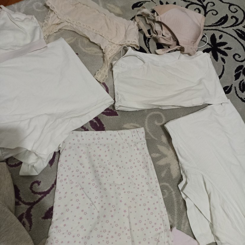 Beyaz Kısa Hamile ve Emzirme İç Çamaşırı - Görsel 5