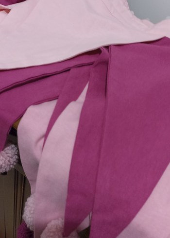 Bohem İşlemeli Mor Perde - Görsel 4