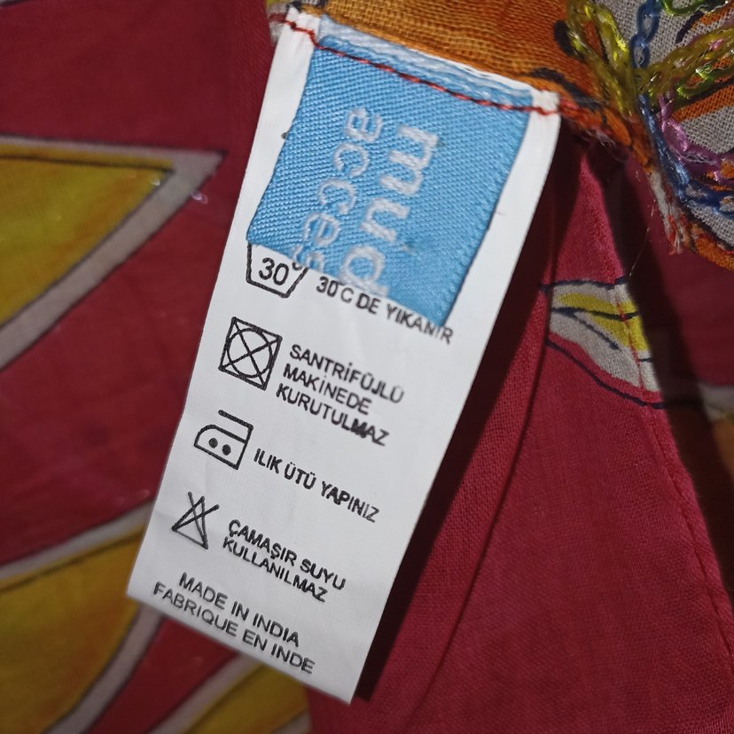 Renkli Bohem Kadın pareo - Görsel 4