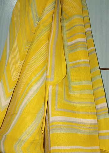 Parlak Sarı Bohem Kadın pareo - Görsel 5