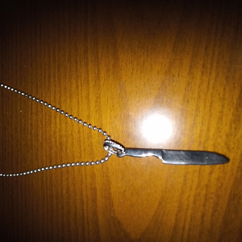 Parlak Zincir Erkek Kolye - Görsel 2