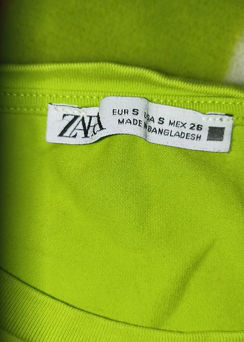 Kız Çocuk Yeşil Kısa Kollu Tişört - Görsel 3