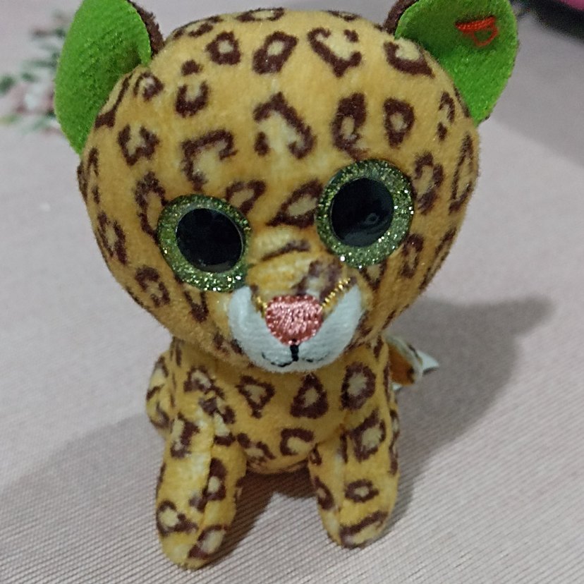 Renkli Leopar Desenli Peluş Oyuncak - Görsel 2
