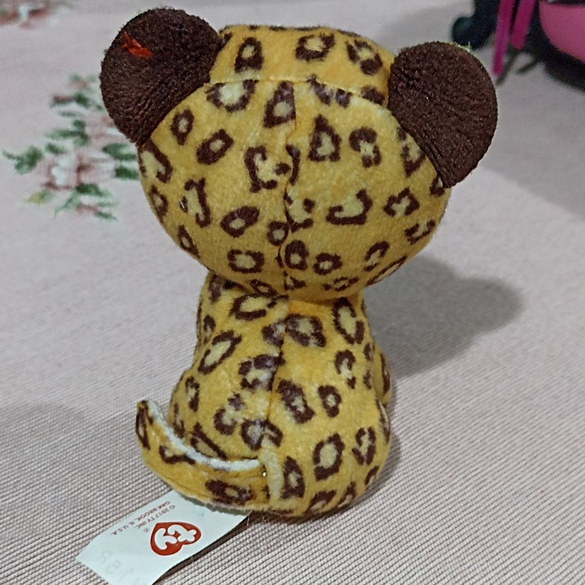 Renkli Leopar Desenli Peluş Oyuncak - Görsel 3